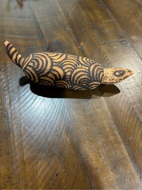 Handcrafted Wooden Turtle With Removable Shell